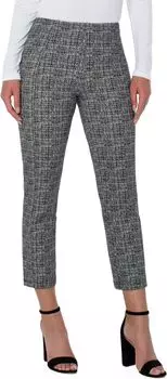 Брюки Slim Leg Reese Liverpool Los Angeles, цвет Black/White Distress Plaid