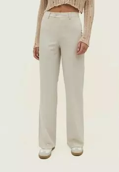 Брюки Smart Stradivarius, бежевый