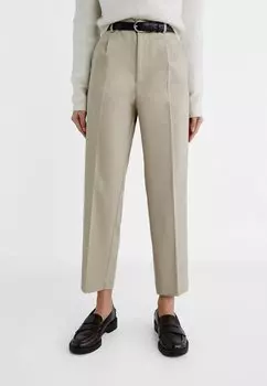 Брюки SMART WITH BELT Stradivarius, цвет stone