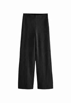Брюки SMOOTHING PONTE WIDE PETITE Next, черный