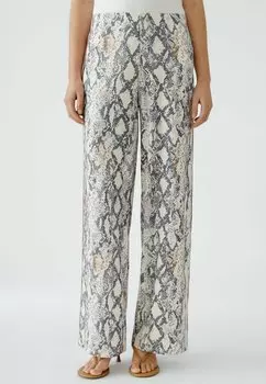 Брюки SNAKE PRINT Oui, серый