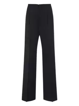 Брюки со складками Alberta Ferretti, черный