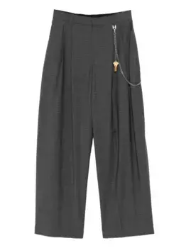 Брюки со складками Alexander Wang, серый
