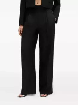 Брюки со складками AllSaints, черный