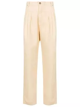 Брюки со складками Amap, бежевый