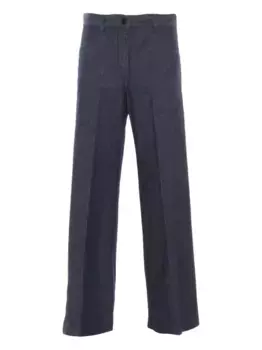 Брюки со складками ASPESI, синий