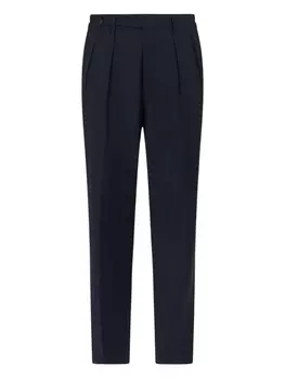 Брюки со складками Boglioli, синий