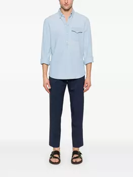 Брюки со складками Briglia 1949, синий