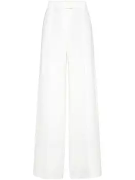 Брюки со складками Brunello Cucinelli, белый
