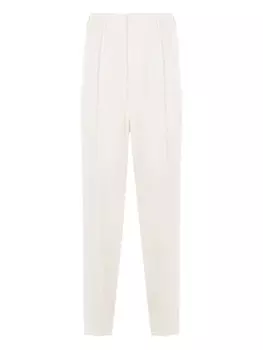 Брюки со складками Brunello Cucinelli, белый