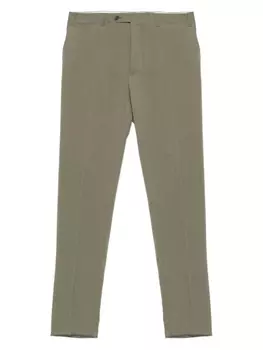 Брюки со складками Canali, зеленый