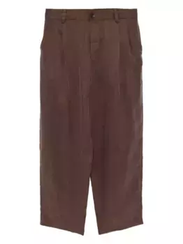 Брюки со складками CROQUIS, коричневый