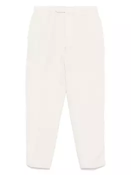 Брюки со складками Dell'oglio, белый