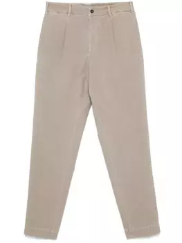 Брюки со складками Dell'oglio, нейтральный цвет