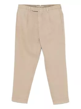 Брюки со складками Dell'oglio, нейтральный