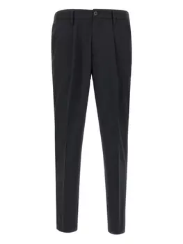 Брюки со складками DEVORE, черный