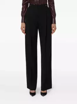Брюки со складками Elisabetta Franchi, черный