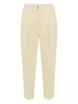 Брюки со складками Elisabetta Franchi, нейтральный