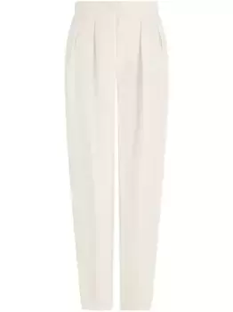 Брюки со складками GIORGIO ARMANI, белый