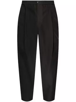 Брюки со складками Giorgio Armani, черный