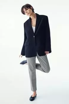 Брюки со складками H&M, мультиколор