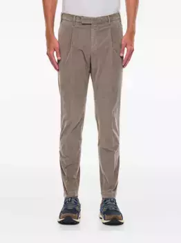 Брюки со складками и молнией PT Torino, нейтральный