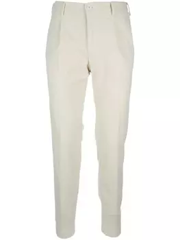 Брюки со складками Incotex, белый