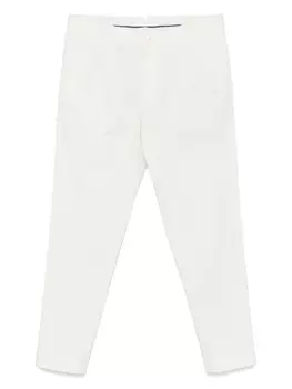 Брюки со складками Incotex, белый