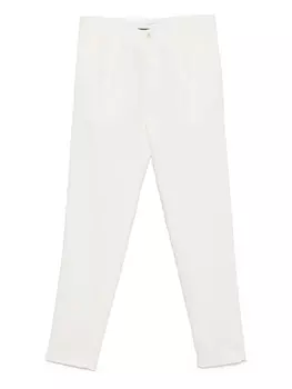 Брюки со складками Incotex, белый