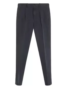 Брюки со складками Incotex, черный