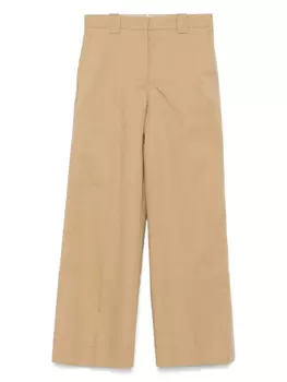 Брюки со складками Incotex, нейтральный