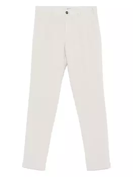 Брюки со складками Incotex, нейтральный