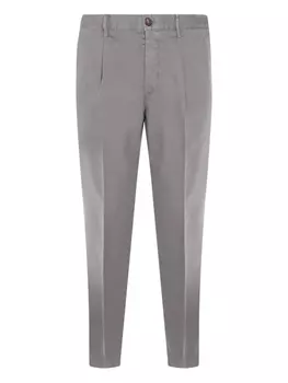 Брюки со складками Incotex, серый
