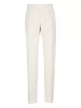 Брюки со складками Incotex, желтый