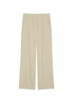 Брюки со складками Marc O'Polo, характерной тонкой диагональной структуры, цвет Dusty Field