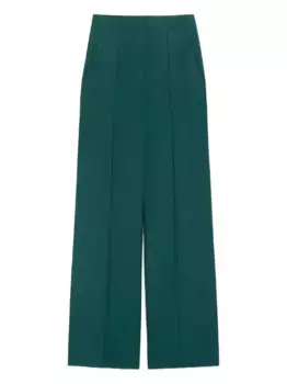 Брюки со складками MAX MARA, зеленый