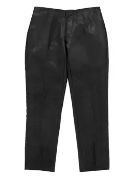 Брюки со складками MM6 Maison Margiela, черный