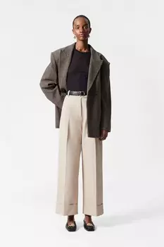 Брюки со складками & Other Stories, бежевый