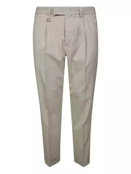 Брюки со складками Paolo Pecora, нейтральный