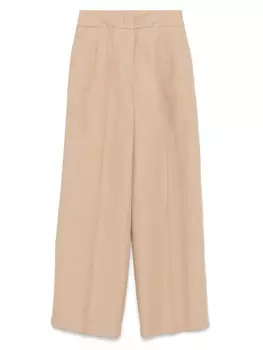 Брюки со складками Peserico, нейтральный