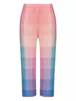 Брюки со складками Pleats Please Issey Miyake, розовый