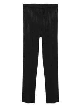 Брюки со складками Pleats Please Issey Miyake, черный