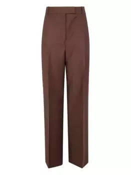 Брюки со складками Rhe, коричневый