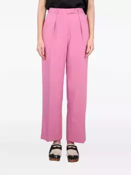 Брюки со складками спереди Alysi, розовый