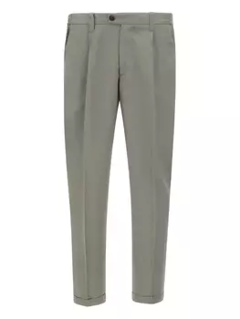 Брюки со складками спереди DEVORE, серый