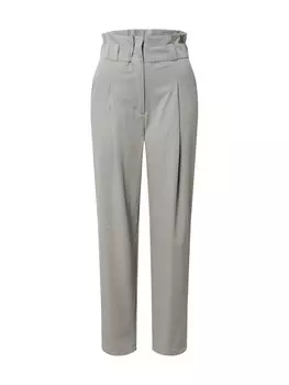 Брюки со складками спереди EDITED Regular Pleat-Front Pants Dana, серый