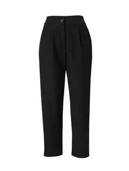 Брюки со складками спереди Gang Tapered Pleat-Front Pants Stella, черный