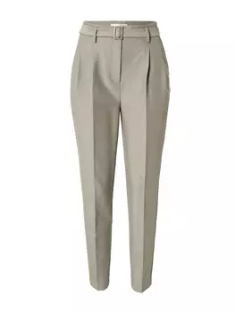 Брюки со складками спереди Guido Maria Kretschmer Women Regular Pleat-Front Pants Erika, серый