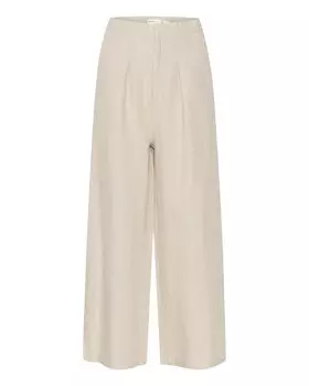Брюки со складками спереди InWear Wide leg Pleat-Front Pants Peg, пятнистый бежевый