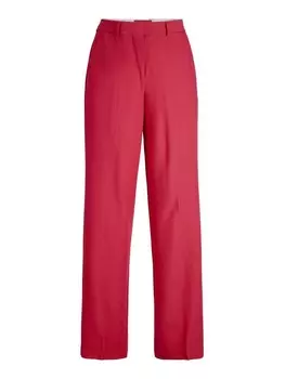 Брюки со складками спереди JJXX Regular Pleat-Front Pants, красный